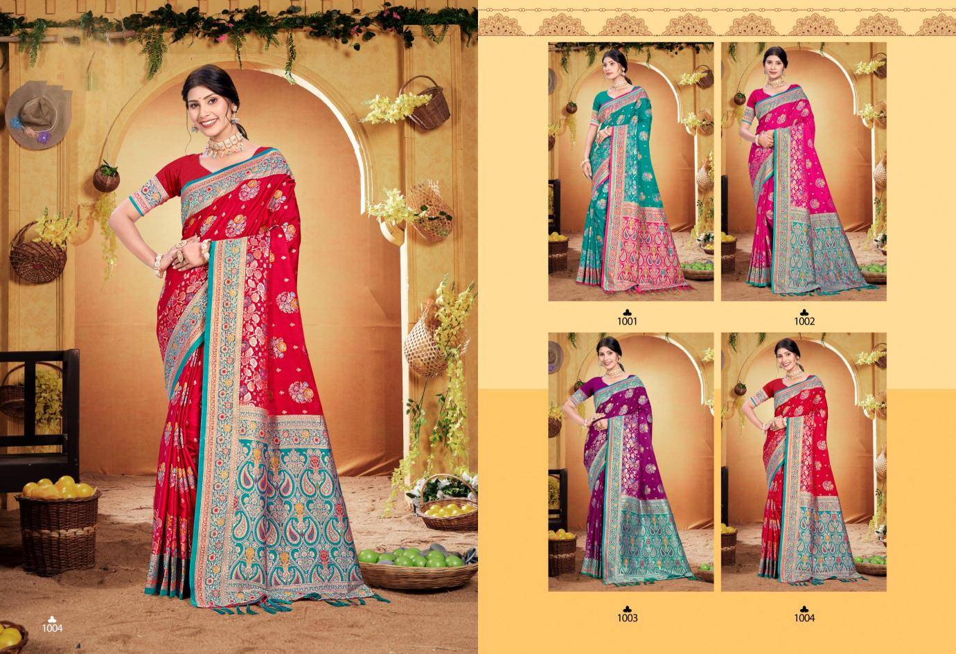 Bunawat - Surmai Satan 03 Wholesale saree shops in Gujarat